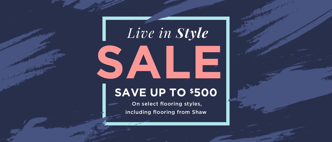 Live In style Sale | West Michigan Carpet Center