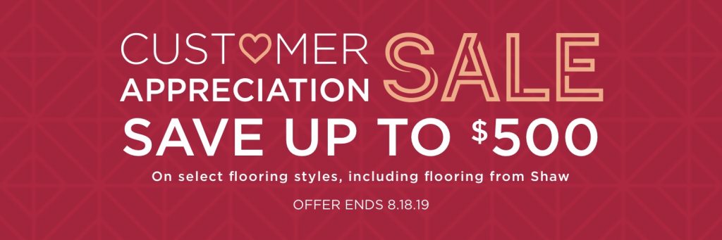 Customer Appreciation Sale | West Michigan Carpet Center