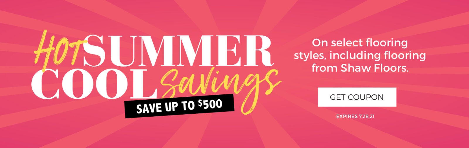 Hot Summer, Cool Savings | West Michigan Carpet Center